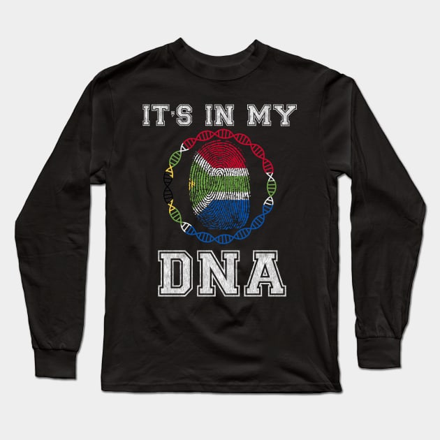 South Africa  It's In My DNA - Gift for South African From South Africa Long Sleeve T-Shirt by Country Flags